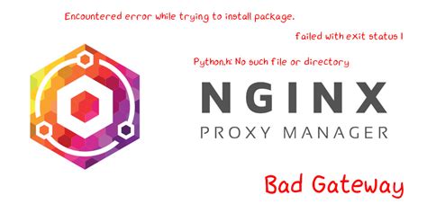; include confignginxssl. . Unraid nginx proxy manager 502 bad gateway